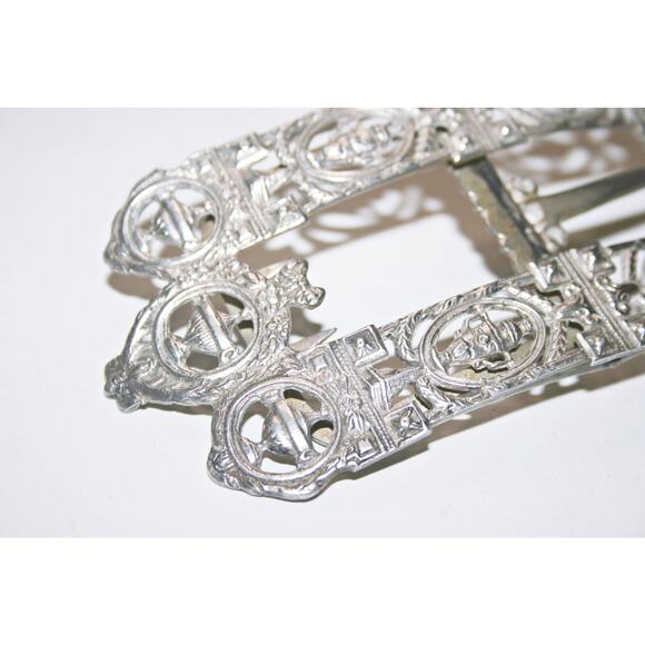 Antique German Hanau Silver Buckle main image 7